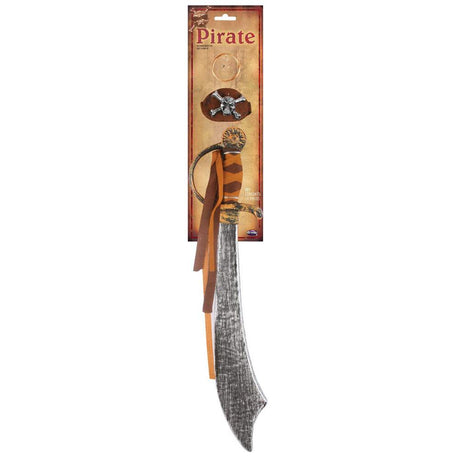Pirate Toy Sword Kit with Eyepatch and Earring