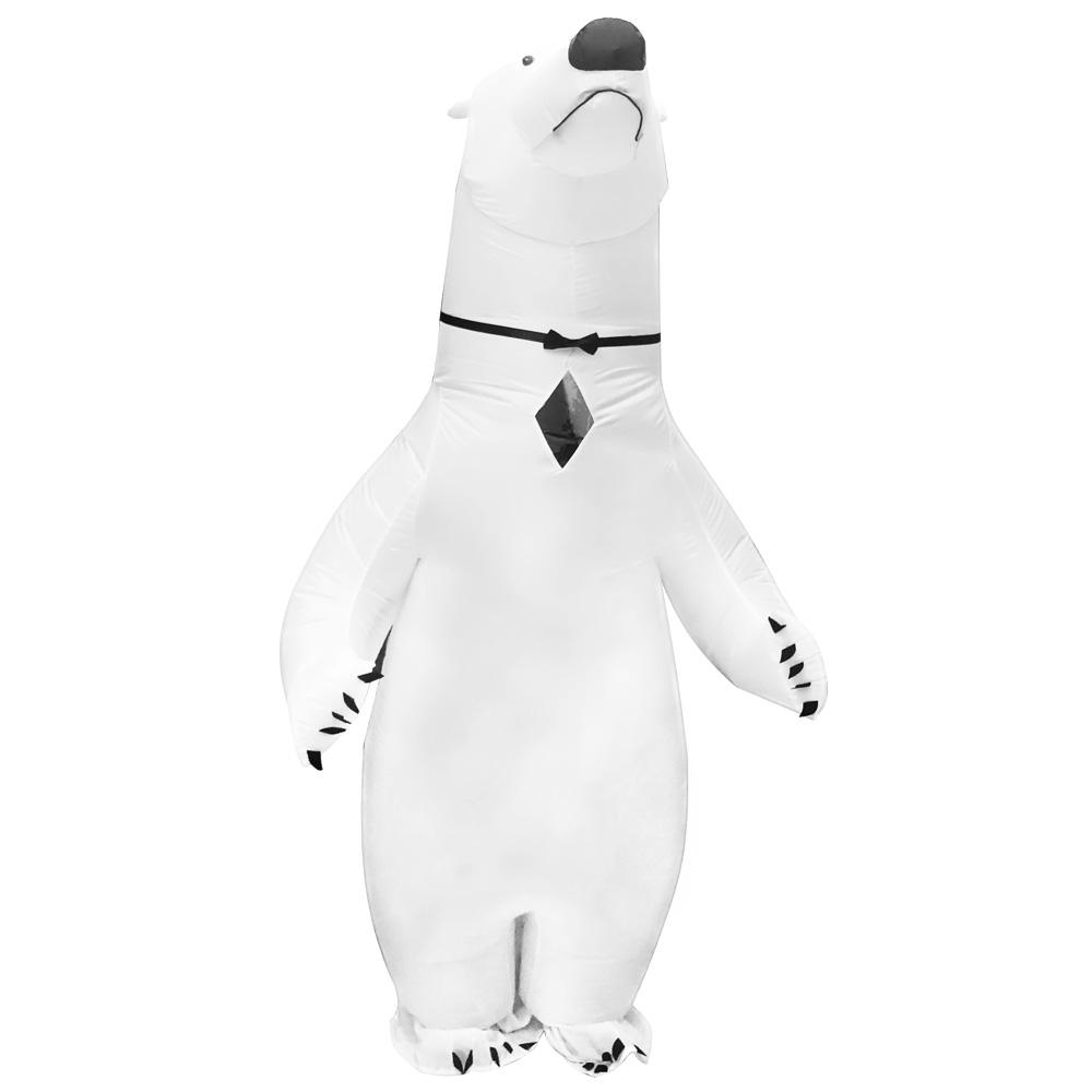 Ours polaire Costume gonflable adulte