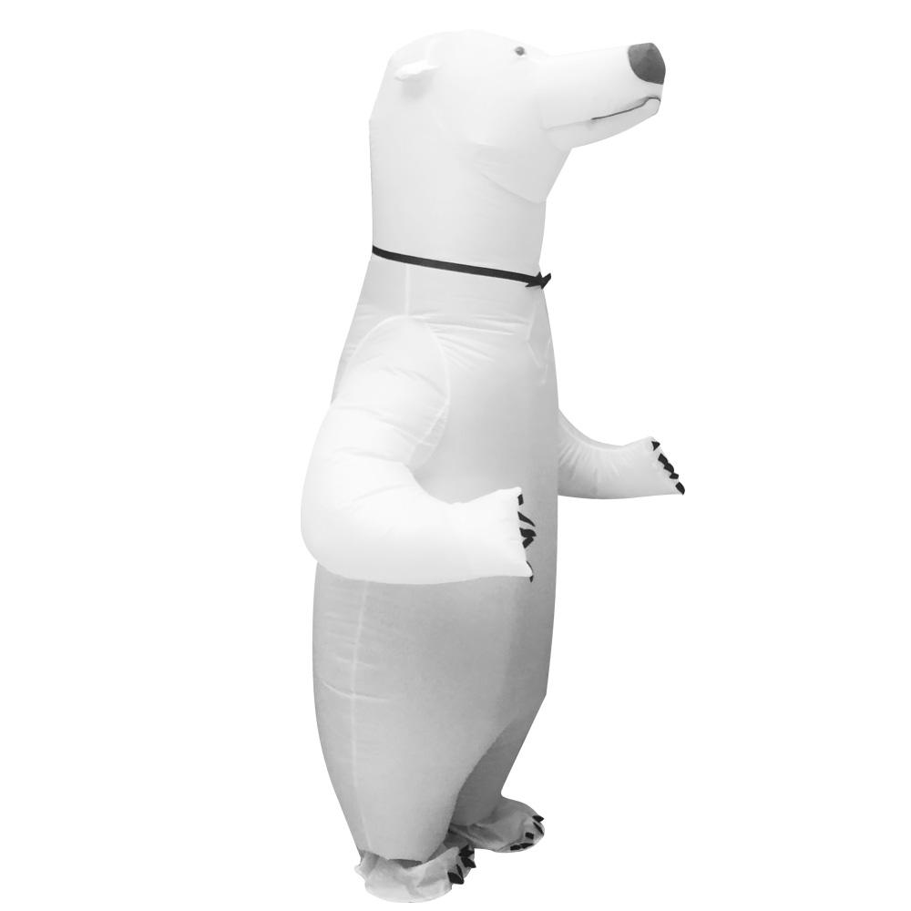 Ours polaire Costume gonflable adulte