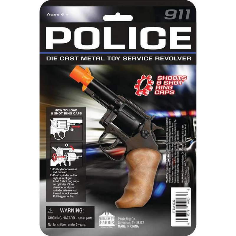 Police Toy Cap Gun revolver