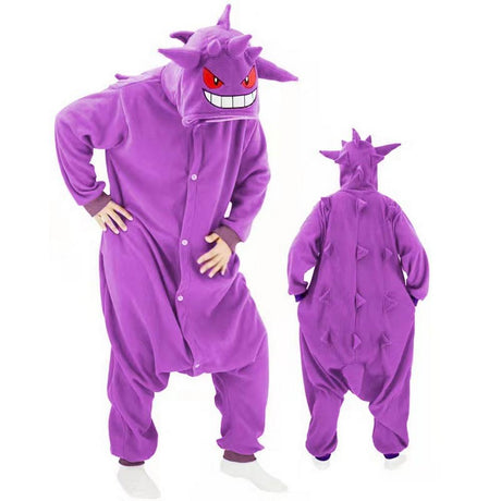 purple-shadow-monster-adult-costume, Pokemon, Gengar
