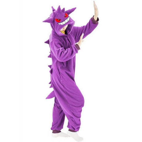 Purple Shadow Monster Kids onesie Costume