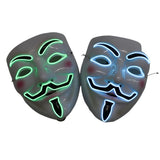 Anonymous LED white mask - Guy Fawkes