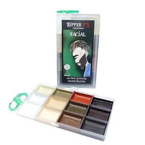 Ripper FX Facial Alcohol Activated Palette - Matte colors