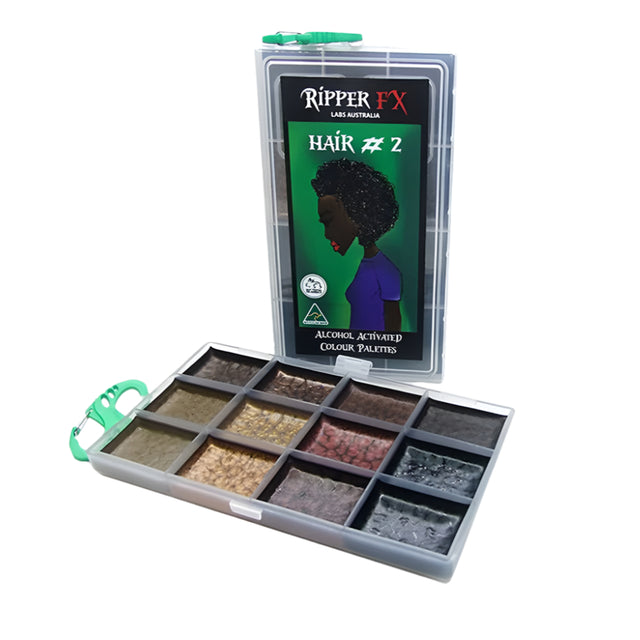 Ripper FX Hair 2 Alcohol Palette - Dark browns Golden/red tones