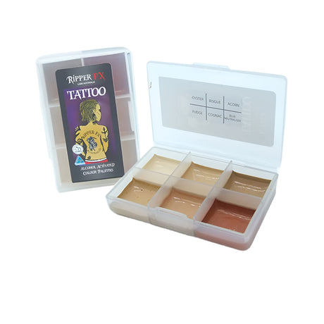 Ripper FX Tattoo Alcohol Activated Pocket Palette 6