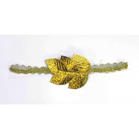 Roman Leaf HEADBAND wreath Gold