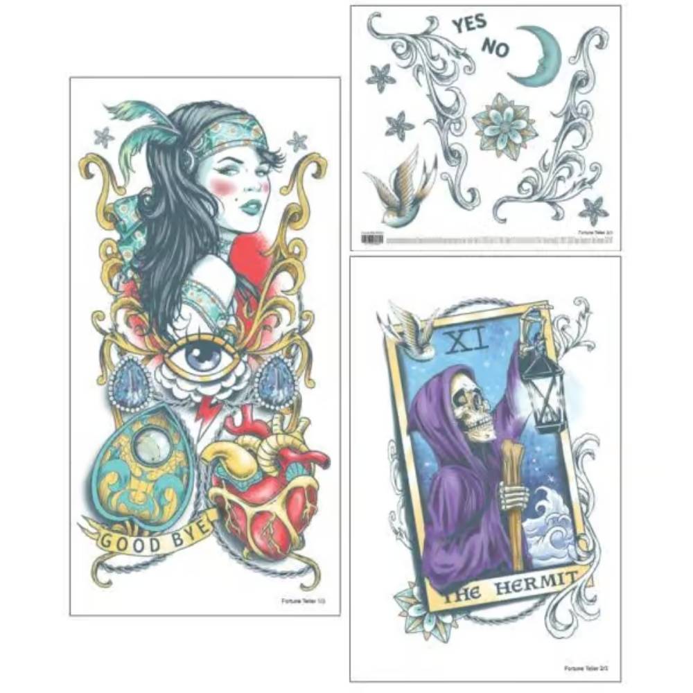 Fortune Teller Sleeve Tattoo FX - Tinsley