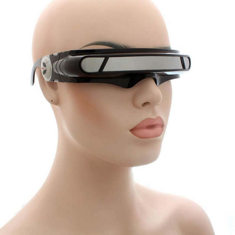 Futuristic Robot Wrap Shield Glasses AM- Assorted