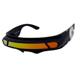 Futuristic Robot Wrap Shield Glasses ARV- Assorted