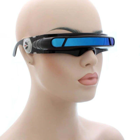 Futuristic Robot Wrap Shield Glasses ARV- Assorted