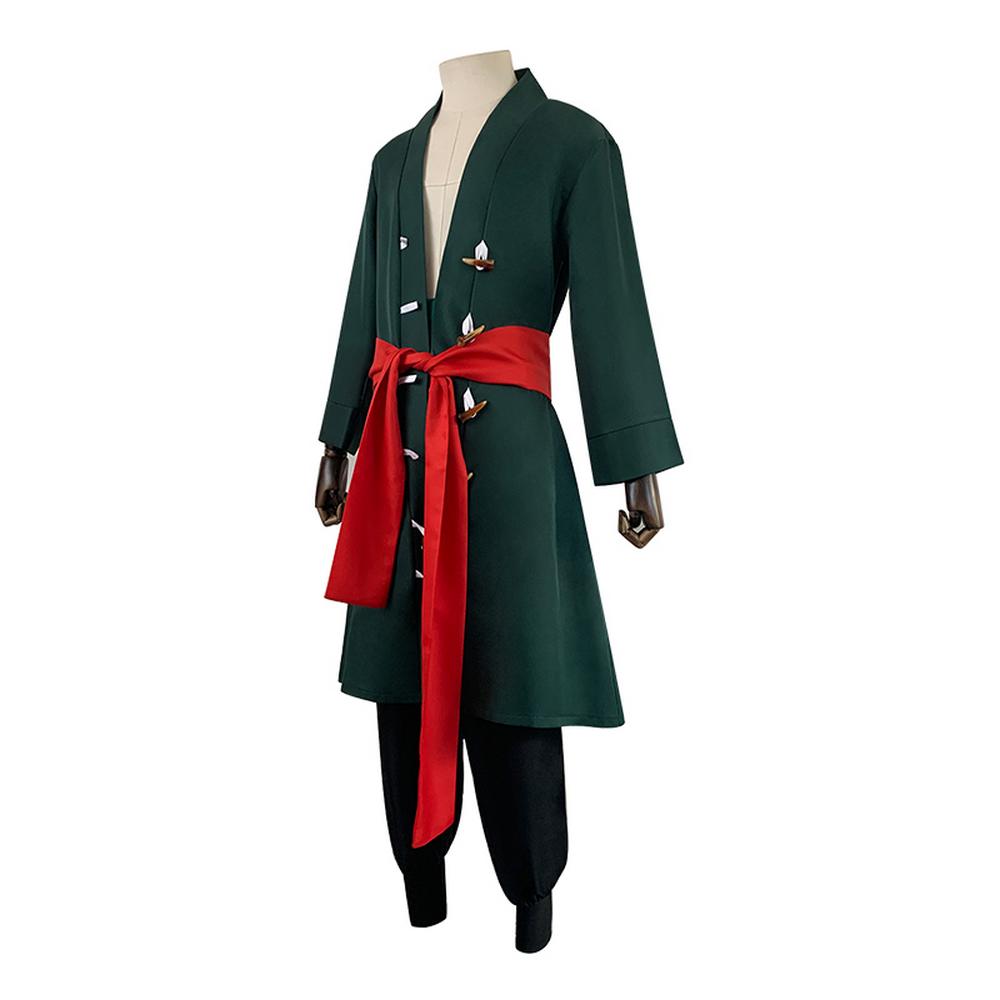 Costume de Zo pirate au chapeau de paille pour adulte