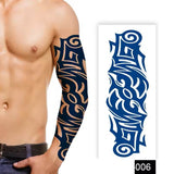 Semi-Permanent Full Arm Sleeve Tattoo - Temporary Tattoos
