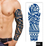 Semi-Permanent Full Arm Sleeve Tattoo - Temporary Tattoos
