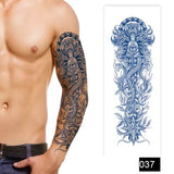 Semi-Permanent Full Arm Sleeve Tattoo - Temporary Tattoos