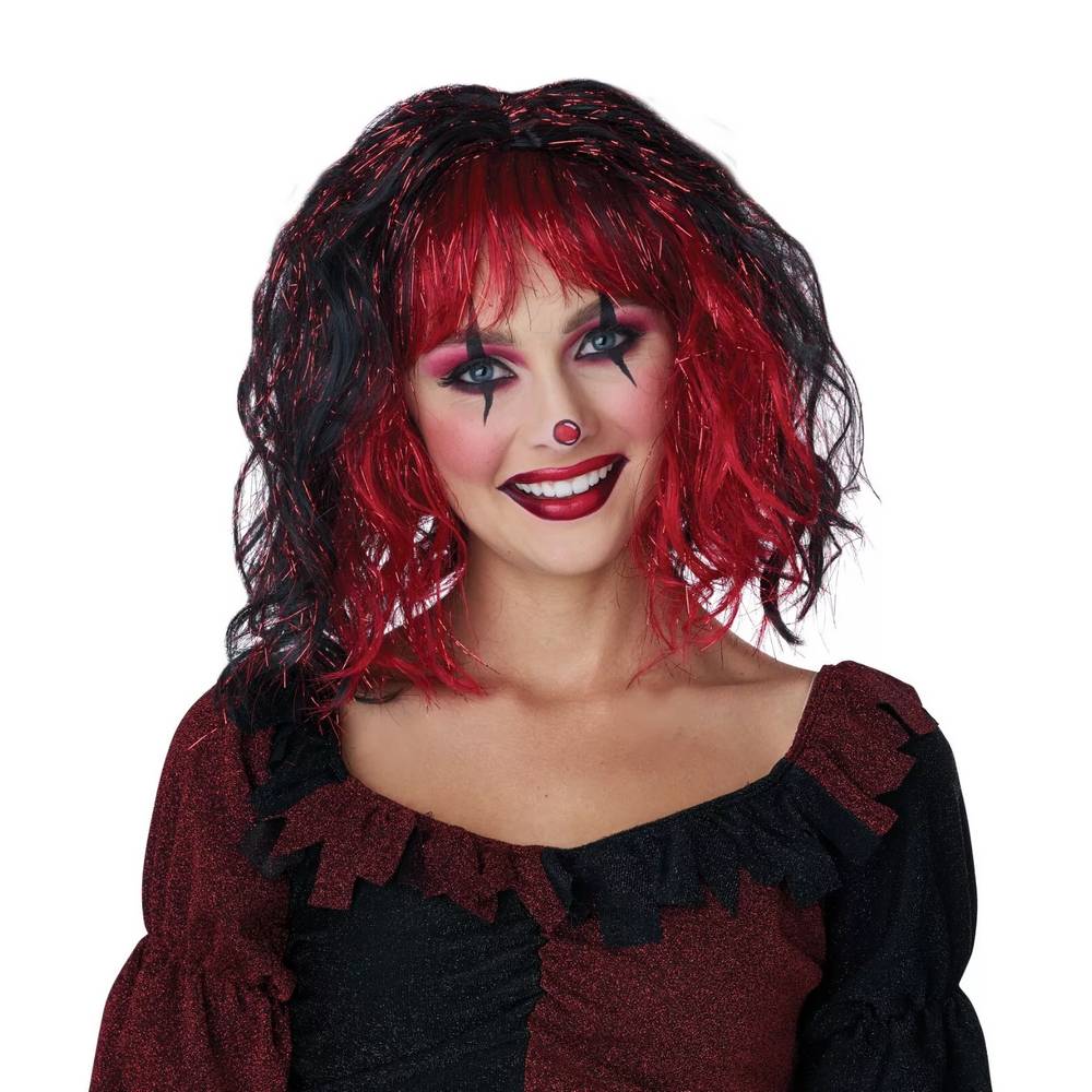 Shimmering Jester Adult Costume Wig