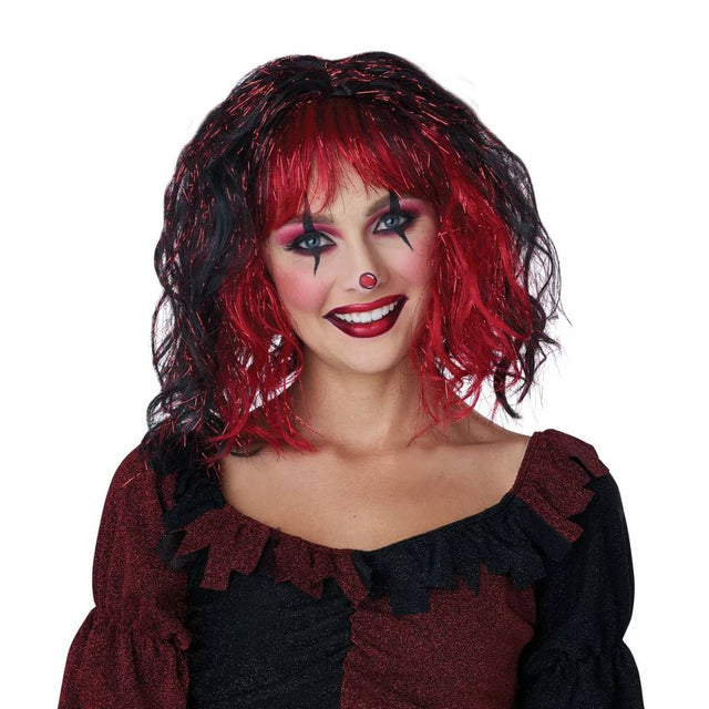 Shimmering Jester Adult Costume Wig