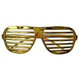 Shutter shade Glasses - gold Pimp Sunglasses