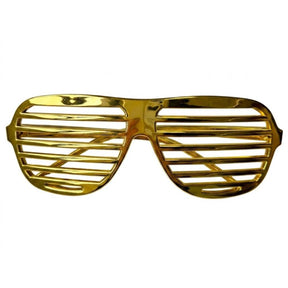 Shutter shade Glasses - gold Pimp Sunglasses