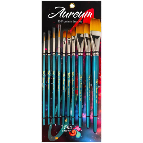  tag-aureum-face-and-body-paint-10-premium-brush-set