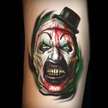 Tinsley Art the Clown Tattoo FX - Terrifier