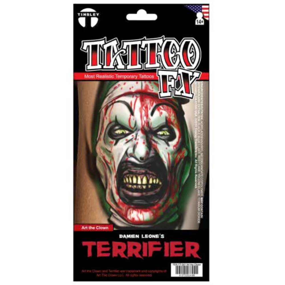 Tinsley Art the Clown Tattoo FX - Terrifier