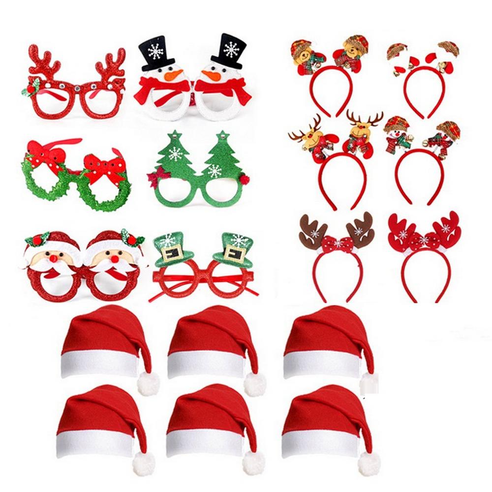 Ultimate Santa Accessory Kit with hats, glasses and headbands