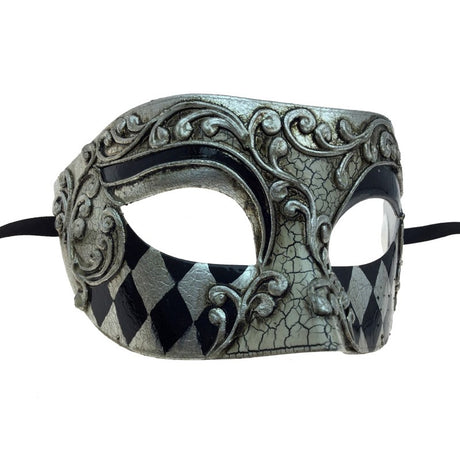 Venetian man rhombus eye mask M2636S_2