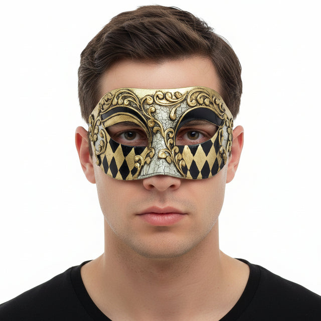 Venetian rhombus eye mask M2636G