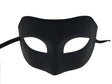 Venetian Unisex Plastic Mask black