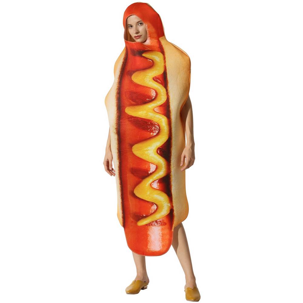 Wearable Hot Dog Adult Costume