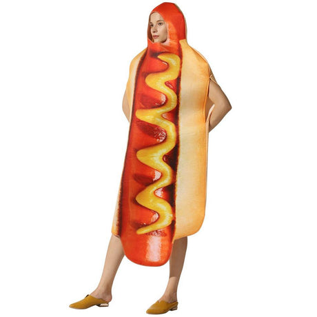 Costume de hot-dog pour adulte portable