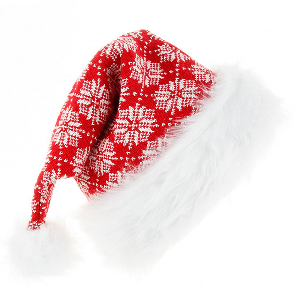 Bonnet de Noël avec motifs de flocon de neige