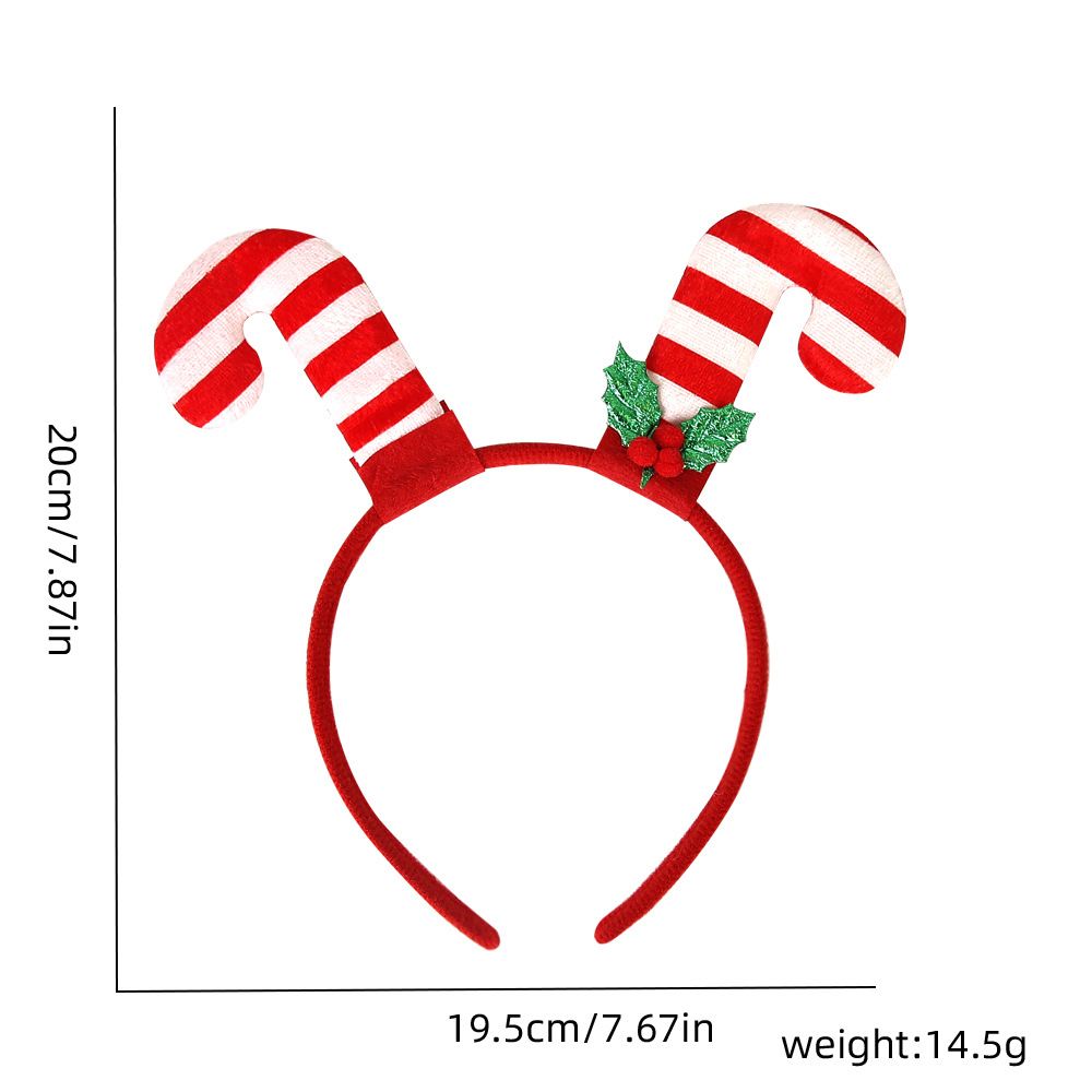 Serre-tête de Noël avec canne en sucre