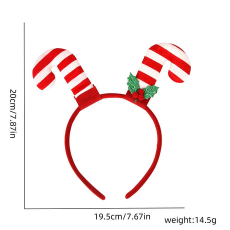 Christmas candy cane headband