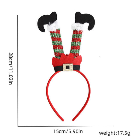 Christmas elf feet headband