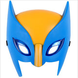 Yellow superhero Wolve mutant kids costume
