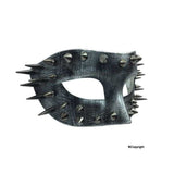 Steampunk eye mask with spikes M31139S _side