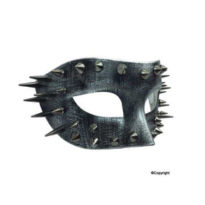 Steampunk eye mask with spikes M31139S _side