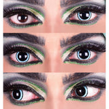 Acid III - Mini Sclera Contact Lenses - Blue 15.2mm
