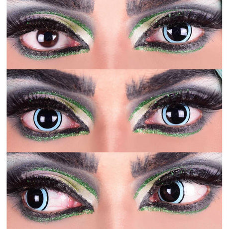 Acid III - Mini Sclera Contact Lenses - Blue 15.2mm