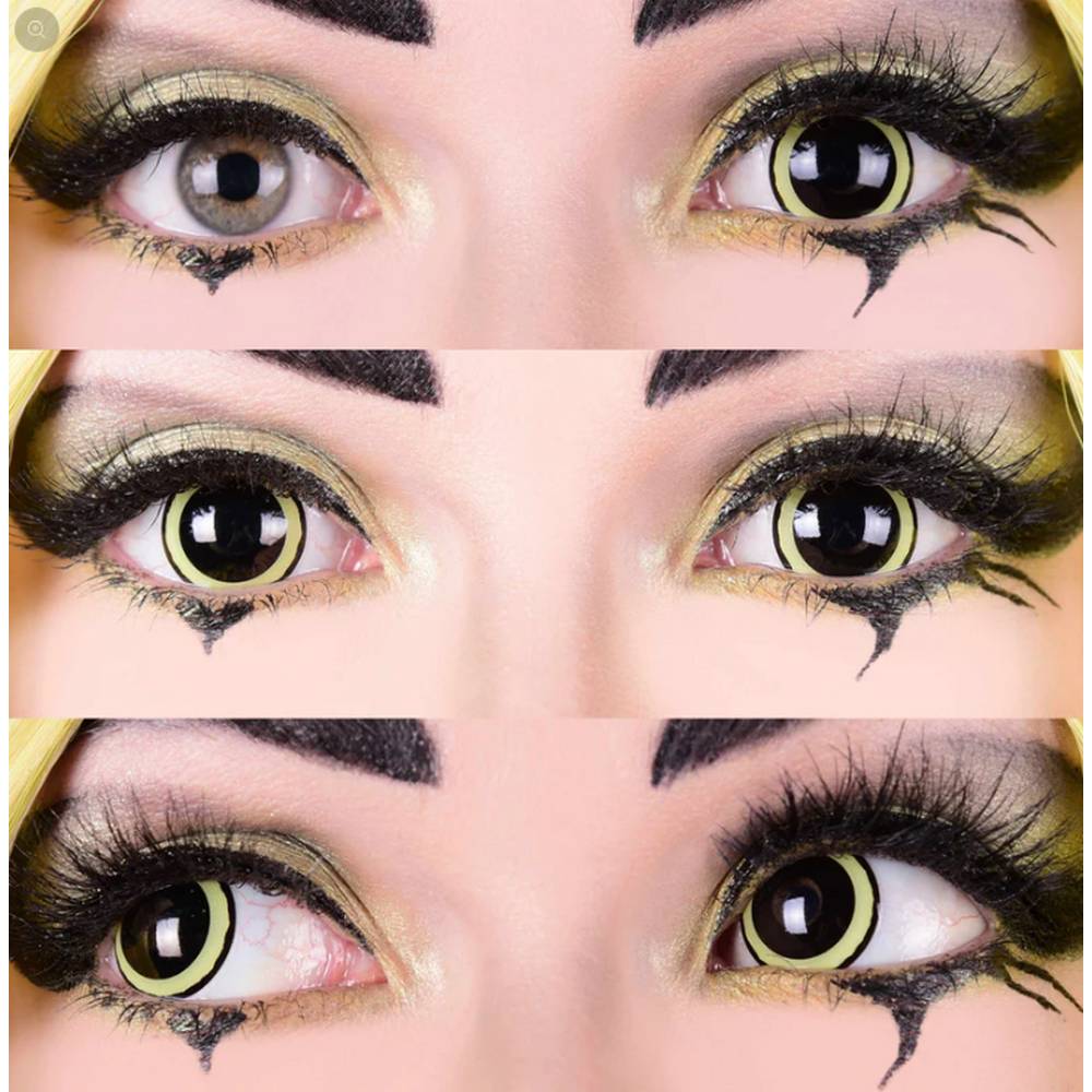 Acid II - Mini Sclera Contact Lenses - Green 15.2mm