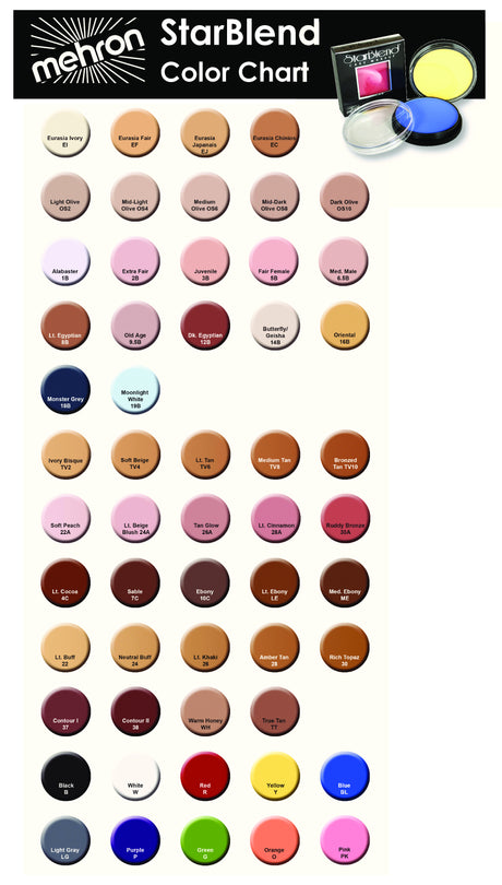 Mehron StarBlend Cake Makeup