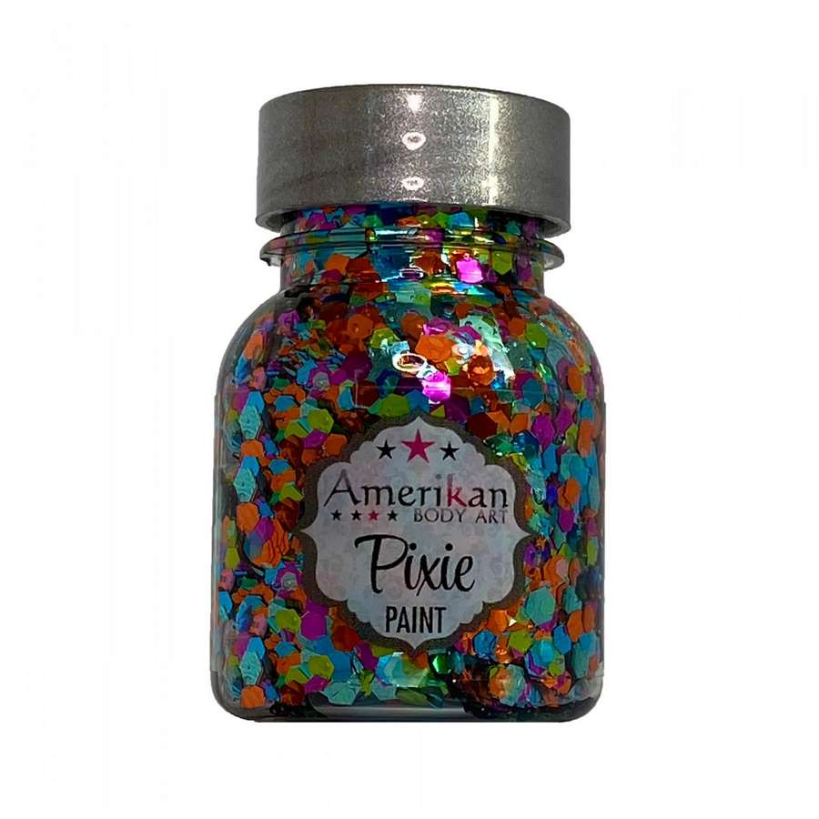 Pixie Paint Glitter- Jar of 4 oz TROPICAL_WHIMSY
