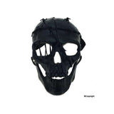 Skull mask with wires