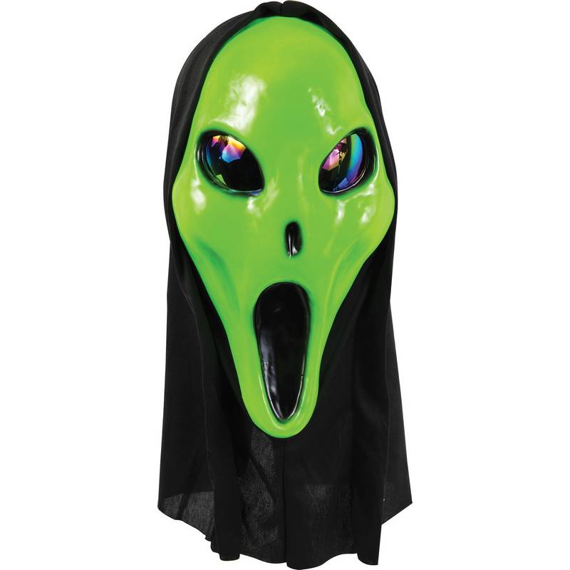 Alien Spawn Mask for Adults  - Green
