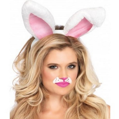 Plush headband Bunny Ears A2811_White