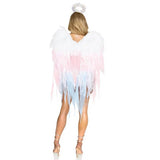 Angel Ombre Chiffon Wings & Halo Headband