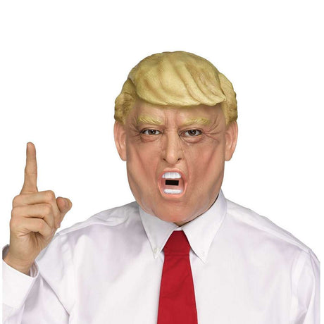 President Trump mask Political Pundit