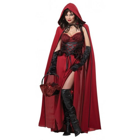 Dark Red Riding Hood costume 01185_darkredridinghood